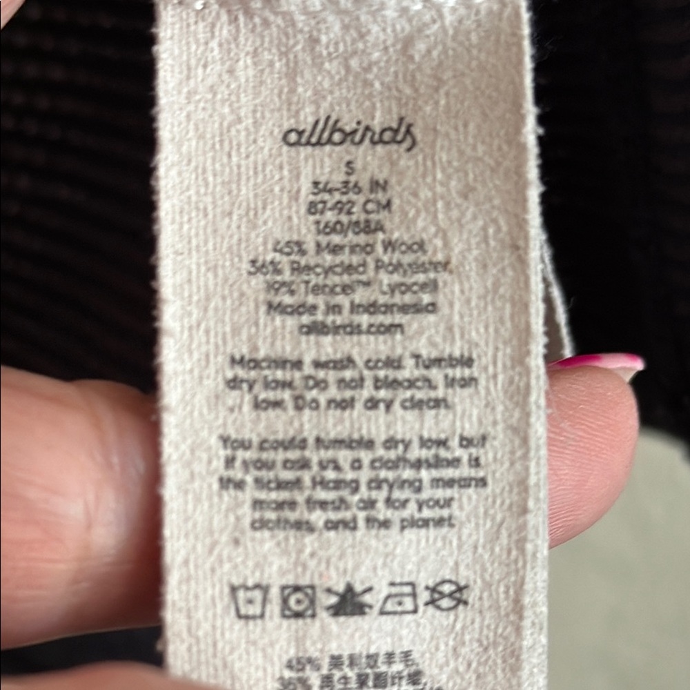 Allbirds Yoga Deep Purple & Black Mesh Tank Top - Picture 3 of 5